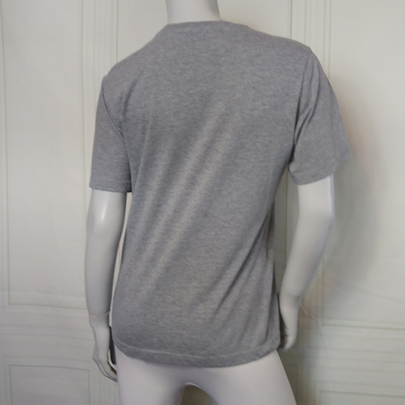 Disneyland Paris SZ Medium Tee T Shirt Distressed Mickey Mouse Grey - Picture 3 of 8